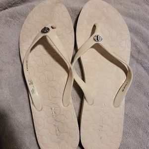 Coach flip flops